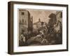 'Chairing the Members', Plate IV from 'The Humours of an Election', 1757-William Hogarth-Framed Giclee Print