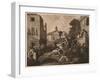 'Chairing the Members', Plate IV from 'The Humours of an Election', 1757-William Hogarth-Framed Giclee Print