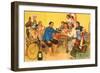 Chairman Mao Enquiring in the Countryside in Jinggang, August 1973-null-Framed Giclee Print