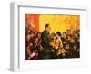 Chairman Mao Receiving in Person the Little Generals of the Red Guards, June 1967-null-Framed Giclee Print