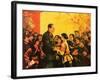 Chairman Mao Receiving in Person the Little Generals of the Red Guards, June 1967-null-Framed Giclee Print