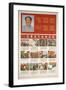 Chairman Mao's Opposition Compared to Diseases-null-Framed Art Print