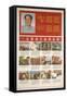 Chairman Mao's Opposition Compared to Diseases-null-Framed Stretched Canvas