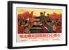 Chairman Mao Will Forever Be at One with Us in Our Heart, 1960S-null-Framed Giclee Print