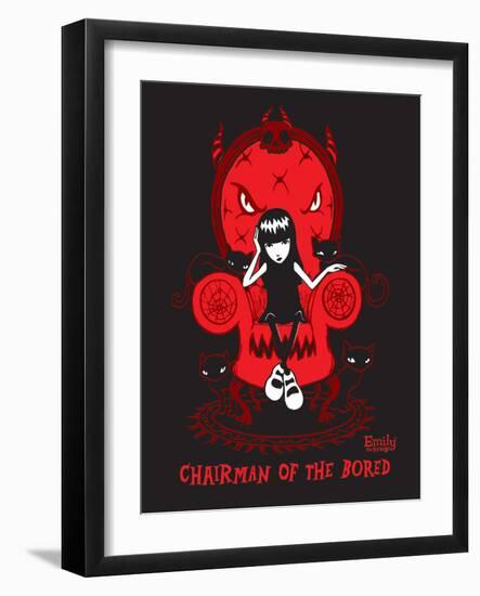 Chairman of the Bored-Emily the Strange-Framed Photographic Print