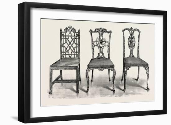 Chairs, 1754, UK-Thomas Chippendale-Framed Giclee Print