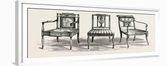 Chairs, 1793-1802-Thomas Sheraton-Framed Giclee Print