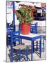 Chairs and Table, Agia Kyriaki, Pelion, Greece-R H Productions-Mounted Photographic Print