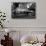 Chairs and tables in a restaurant at dawn, Cafe Du Trocadero, Paris, Ile-de-France, France-null-Framed Stretched Canvas displayed on a wall