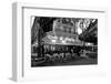 Chairs and tables in a restaurant at dawn, Cafe Du Trocadero, Paris, Ile-de-France, France-null-Framed Photographic Print