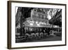 Chairs and tables in a restaurant at dawn, Cafe Du Trocadero, Paris, Ile-de-France, France-null-Framed Photographic Print