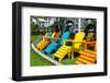 Chairs Color - Key West - Florida-Philippe Hugonnard-Framed Photographic Print