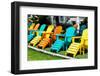 Chairs Color - Key West - Florida-Philippe Hugonnard-Framed Photographic Print