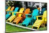 Chairs Color - Key West - Florida-Philippe Hugonnard-Mounted Photographic Print