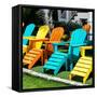 Chairs Color - Key West - Florida-Philippe Hugonnard-Framed Stretched Canvas