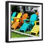 Chairs Color - Key West - Florida-Philippe Hugonnard-Framed Photographic Print