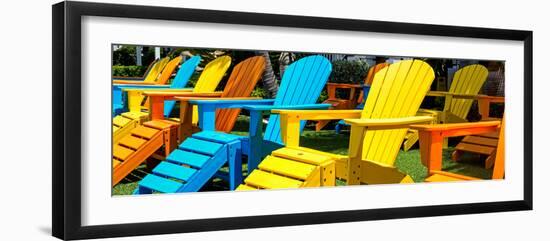 Chairs Color - Key West - Florida-Philippe Hugonnard-Framed Photographic Print