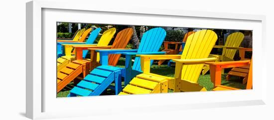 Chairs Color - Key West - Florida-Philippe Hugonnard-Framed Photographic Print