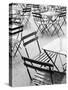 Chairs in Jardin du Luxembourg, Paris, France-Walter Bibikow-Stretched Canvas