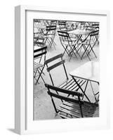 Chairs in Jardin du Luxembourg, Paris, France-Walter Bibikow-Framed Photographic Print