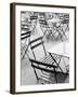 Chairs in Jardin du Luxembourg, Paris, France-Walter Bibikow-Framed Photographic Print