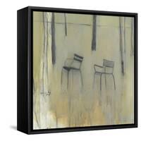 Chairs, Jardin des Tuileries, 2015-Michael G. Clark-Framed Stretched Canvas