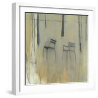 Chairs, Jardin des Tuileries, 2015-Michael G. Clark-Framed Giclee Print