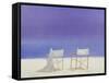 Chairs on the Beach, 1995-Lincoln Seligman-Framed Stretched Canvas