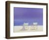 Chairs on the Beach, 1995-Lincoln Seligman-Framed Giclee Print