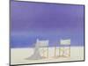 Chairs on the Beach, 1995-Lincoln Seligman-Mounted Giclee Print