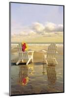 Chairs on the Beach-Carlos Casamayor-Mounted Giclee Print