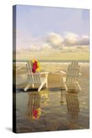 Chairs on the Beach-Carlos Casamayor-Stretched Canvas