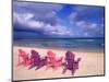 Chairs on the Beach-Bill Bachmann-Mounted Photographic Print