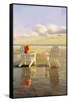 Chairs on the Beach-Carlos Casamayor-Framed Stretched Canvas