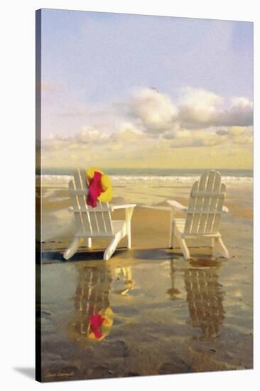Chairs on the Beach-Carlos Casamayor-Stretched Canvas
