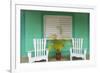 Chairs on the Porch of a House, Vinales, Pinar Del Rio Province, Cuba-Jon Arnold-Framed Photographic Print