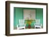 Chairs on the Porch of a House, Vinales, Pinar Del Rio Province, Cuba-Jon Arnold-Framed Photographic Print