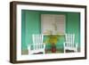 Chairs on the Porch of a House, Vinales, Pinar Del Rio Province, Cuba-Jon Arnold-Framed Photographic Print