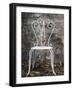 Chaise blanche-Gaetan Caron-Framed Art Print