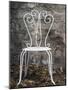 Chaise blanche-Gaetan Caron-Mounted Art Print