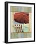 Chaise de Plage I-Elizabeth Medley-Framed Art Print