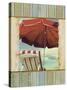 Chaise de Plage I-Elizabeth Medley-Stretched Canvas