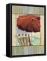 Chaise de Plage I-Elizabeth Medley-Framed Stretched Canvas