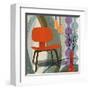 Chaise Orange-Bruno Pozzo-Framed Art Print