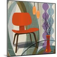 Chaise Orange-Bruno Pozzo-Mounted Art Print