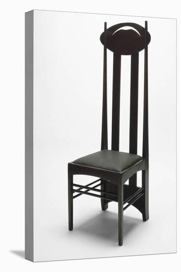 Chaise-Charles Rennie Mackintosh-Stretched Canvas