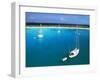 Chaito, Sailing Boat of the Floating Village in the Foreground, Crasqui, Los Roques, Venezuela-Sergio Pitamitz-Framed Photographic Print