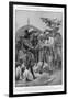 Chaka Lieutenant Farewell Negotiates with Chaka King of the Zulus in Natal-Richard Caton Woodville-Framed Art Print