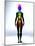 Chakra Energy Points, Computer Artwork-Christian Darkin-Mounted Photographic Print