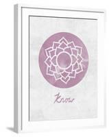 Chakra - Know-null-Framed Giclee Print